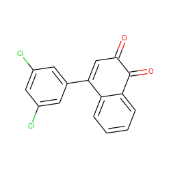 O=C1C=C(c2cc(Cl)cc(Cl)c2)c2ccccc2C1=O ZINC000013862811