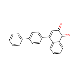 O=C1C=C(c2ccc(-c3ccccc3)cc2)c2ccccc2C1=O ZINC000013443918