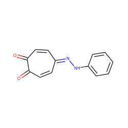 O=C1C=CC(=NNc2ccccc2)C=CC1=O ZINC000018166468