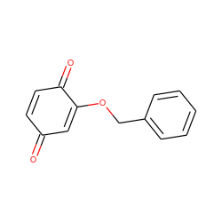 O=C1C=CC(=O)C(OCc2ccccc2)=C1 ZINC000078921858