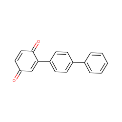 O=C1C=CC(=O)C(c2ccc(-c3ccccc3)cc2)=C1 ZINC000001504345