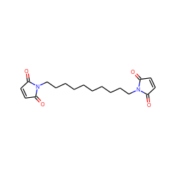 O=C1C=CC(=O)N1CCCCCCCCCCN1C(=O)C=CC1=O ZINC000001677065