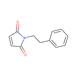 O=C1C=CC(=O)N1CCc1ccccc1 ZINC000000071274