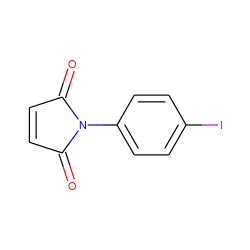 O=C1C=CC(=O)N1c1ccc(I)cc1 ZINC000000014362