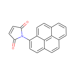 O=C1C=CC(=O)N1c1ccc2ccc3cccc4ccc1c2c34 ZINC000000120631