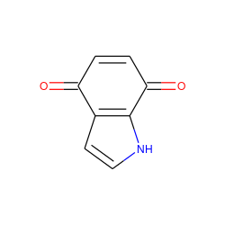 O=C1C=CC(=O)c2[nH]ccc21 ZINC000006091591