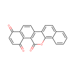 O=C1C=CC(=O)c2c1ccc1c2c(=O)oc2c3ccccc3ccc12 ZINC001772581012