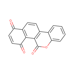 O=C1C=CC(=O)c2c1ccc1c2c(=O)oc2ccccc21 ZINC000205587786