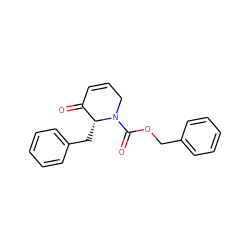 O=C1C=CCN(C(=O)OCc2ccccc2)[C@@H]1Cc1ccccc1 ZINC000036175650