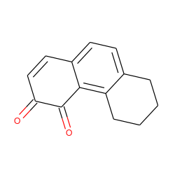 O=C1C=Cc2ccc3c(c2C1=O)CCCC3 ZINC000013821934