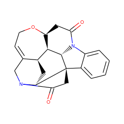 O=C1C[C@@]23c4ccccc4N4C(=O)C[C@@H]5OCC=C6CN1[C@H]2C[C@@H]6[C@@H]5[C@H]43 ZINC000001707745