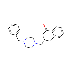 O=C1C[C@@H](CN2CCN(Cc3ccccc3)CC2)Cc2ccccc21 ZINC000022933159