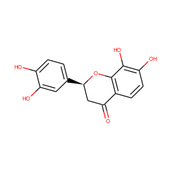 O=C1C[C@@H](c2ccc(O)c(O)c2)Oc2c1ccc(O)c2O ZINC000013660044