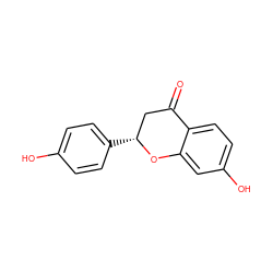 O=C1C[C@@H](c2ccc(O)cc2)Oc2cc(O)ccc21 ZINC000000985403