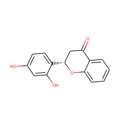 O=C1C[C@@H](c2ccc(O)cc2O)Oc2ccccc21 ZINC000653762913