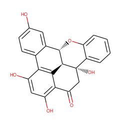 O=C1C[C@]2(O)c3ccccc3O[C@H]3c4cc(O)ccc4-c4c(O)cc(O)c1c4[C@@H]32 ZINC000029128815