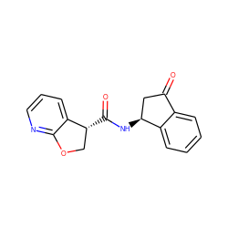 O=C1C[C@H](NC(=O)[C@@H]2COc3ncccc32)c2ccccc21 ZINC000205626785