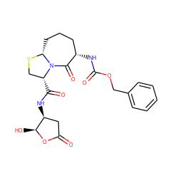 O=C1C[C@H](NC(=O)[C@@H]2CS[C@@H]3CCC[C@H](NC(=O)OCc4ccccc4)C(=O)N32)[C@H](O)O1 ZINC000026661982