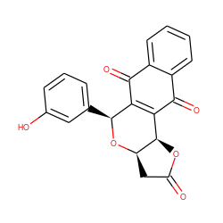 O=C1C[C@H]2O[C@@H](c3cccc(O)c3)C3=C(C(=O)c4ccccc4C3=O)[C@H]2O1 ZINC000040898088