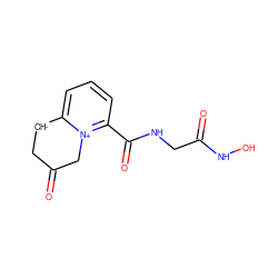 O=C1C[CH-]c2cccc(C(=O)NCC(=O)NO)[n+]2C1 ZINC000055881387