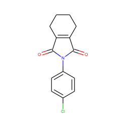 O=C1C2=C(CCCC2)C(=O)N1c1ccc(Cl)cc1 ZINC000006092990