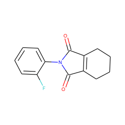 O=C1C2=C(CCCC2)C(=O)N1c1ccccc1F ZINC000103176553