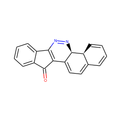 O=C1C2=C(N=N[C@@H]3C2=CC=C2C=CC=C[C@@H]23)c2ccccc21 ZINC000027303390