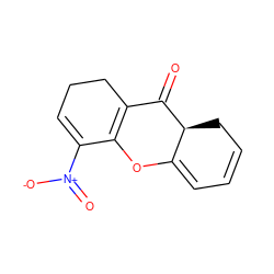 O=C1C2=C(OC3=CC=CC[C@H]13)C([N+](=O)[O-])=CCC2 ZINC000220470724