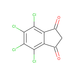 O=C1CC(=O)c2c(Cl)c(Cl)c(Cl)c(Cl)c21 ZINC000100004134