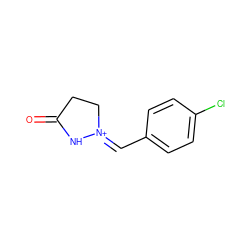 O=C1CC/[N+](=C\c2ccc(Cl)cc2)N1 ZINC000005252520