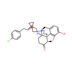 O=C1CC[C@@]2(NC/C=C/Cc3ccc(Cl)cc3)[C@H]3Cc4ccc(O)c5c4[C@@]2(CCN3CC2CC2)[C@H]1O5 ZINC000035050547