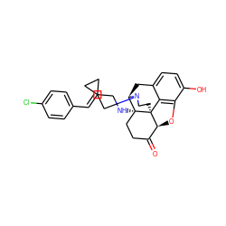 O=C1CC[C@@]2(NC/C=C/c3ccc(Cl)cc3)[C@H]3Cc4ccc(O)c5c4[C@@]2(CCN3CC2CC2)[C@H]1O5 ZINC000036221636