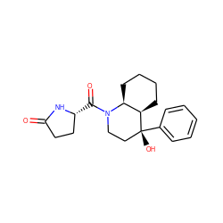 O=C1CC[C@@H](C(=O)N2CC[C@@](O)(c3ccccc3)[C@@H]3CCCC[C@@H]32)N1 ZINC000071319221