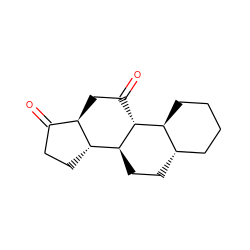 O=C1CC[C@@H]2[C@@H]1CC(=O)[C@H]1[C@H]2CC[C@H]2CCCC[C@@H]21 ZINC000299847901