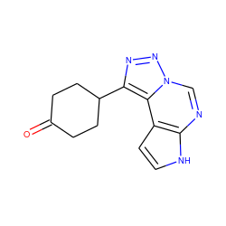 O=C1CCC(c2nnn3cnc4[nH]ccc4c23)CC1 ZINC001772577674