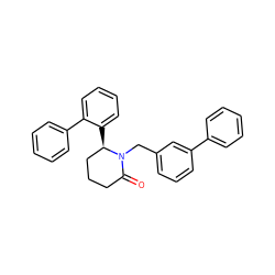 O=C1CCC[C@@H](c2ccccc2-c2ccccc2)N1Cc1cccc(-c2ccccc2)c1 ZINC000215902405