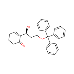 O=C1CCCC=C1[C@@H](O)CCOC(c1ccccc1)(c1ccccc1)c1ccccc1 ZINC000003965605