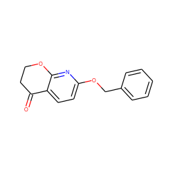 O=C1CCOc2nc(OCc3ccccc3)ccc21 ZINC000066112212