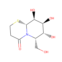 O=C1CCS[C@@H]2[C@@H](O)[C@@H](O)[C@H](O)[C@H](CO)N12 ZINC000299839454