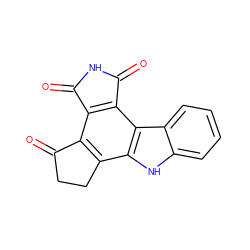 O=C1CCc2c1c1c(c3c2[nH]c2ccccc23)C(=O)NC1=O ZINC000028710869