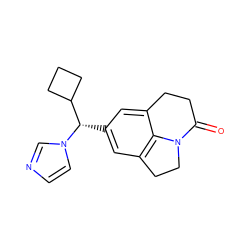 O=C1CCc2cc([C@@H](C3CCC3)n3ccnc3)cc3c2N1CC3 ZINC000095556058