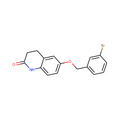 O=C1CCc2cc(OCc3cccc(Br)c3)ccc2N1 ZINC000049129528