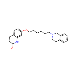 O=C1CCc2ccc(OCCCCCCN3CCc4ccccc4C3)cc2N1 ZINC001772628324