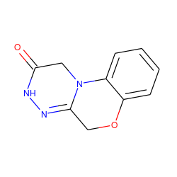 O=C1CN2C(=NN1)COc1ccccc12 ZINC000019926414