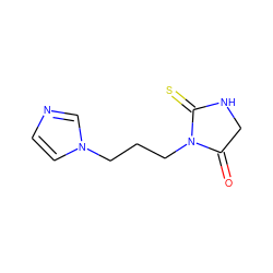 O=C1CNC(=S)N1CCCn1ccnc1 ZINC000000076799