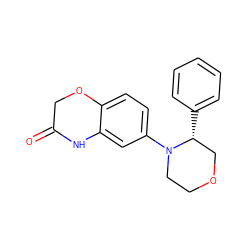 O=C1COc2ccc(N3CCOC[C@H]3c3ccccc3)cc2N1 ZINC000115888522