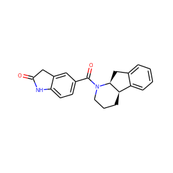 O=C1Cc2cc(C(=O)N3CCC[C@@H]4c5ccccc5C[C@@H]43)ccc2N1 ZINC000117627725