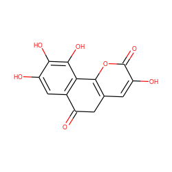 O=C1Cc2cc(O)c(=O)oc2-c2c1cc(O)c(O)c2O ZINC000653804942