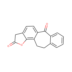 O=C1Cc2ccc3c(c2O1)CCc1ccccc1C3=O ZINC000026468912