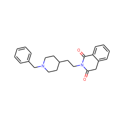 O=C1Cc2ccccc2C(=O)N1CCC1CCN(Cc2ccccc2)CC1 ZINC000003814232